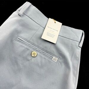 NEW Peter Millar Crown Crafted Performance Stretch 36x34 Gray Golf Pants
